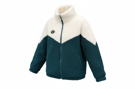 Women’s Warm Overcoat – Thick Lamb Fleece Mid-Length Jacket